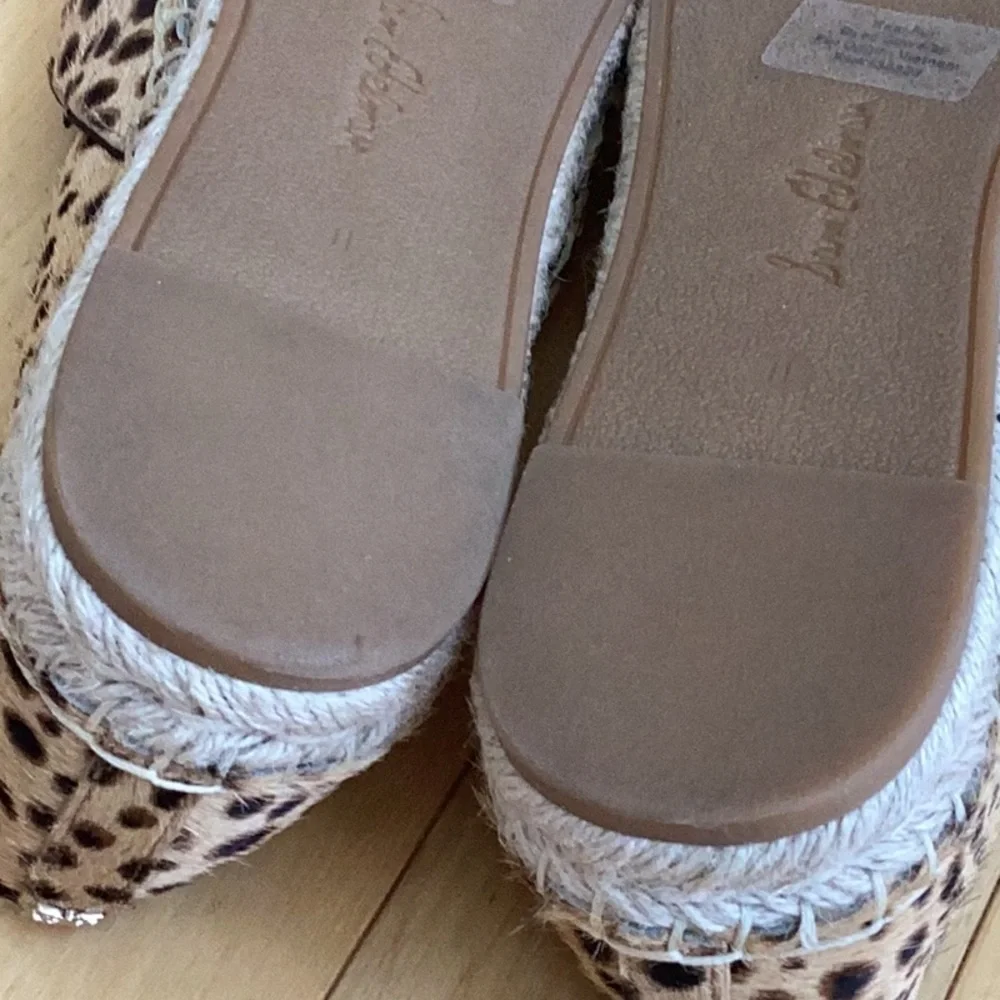 Sam Edelman Kesia animal print espadrille flats Women’s size 11.
